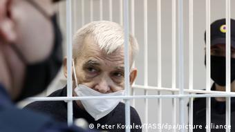 Историк Юрий Дмитриев во время суда, 27 декабря 2021 года 