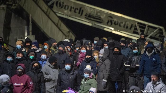 Deutschland Stralsund | Coronavirus | Protest gegen Maßnahmen