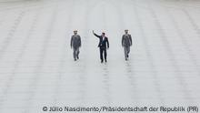 14.8.2021, Resende, Brasilien, Brasiliens Präsident Jair Bolsonaro