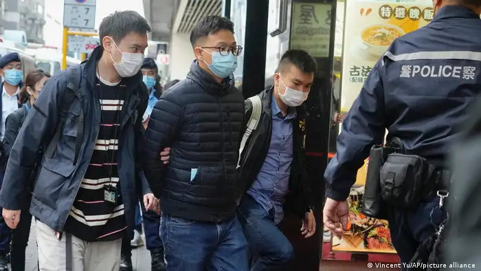 China I Verhaftung von Ronson Chan in Hongkong
