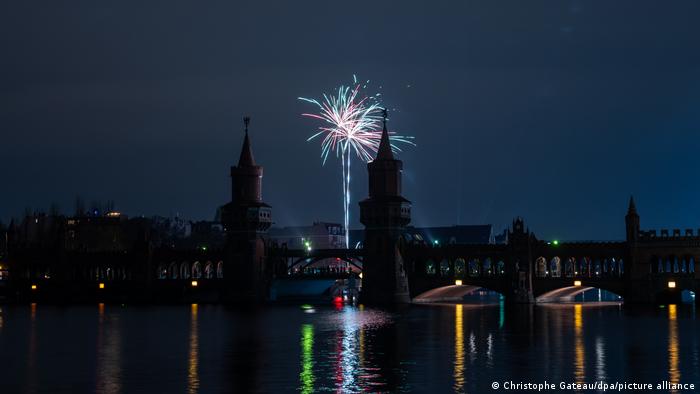 New Year's Eve fireworks in Berlin