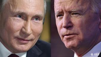 USA Russland Putin und Biden