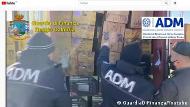 Italian police find cocaine hidden inside a banana shipment