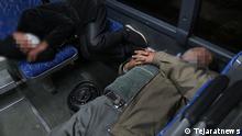 Arme Leute im Iran schlafen im Bus
Stichworte: Iran, Armut Quelle: Tejaratnews
Lizenz: frei
