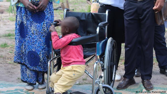 Mosambik Niassa Kinder mit Behinderung 