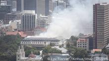 Südafrika Kapstadt | Brand im Parlament