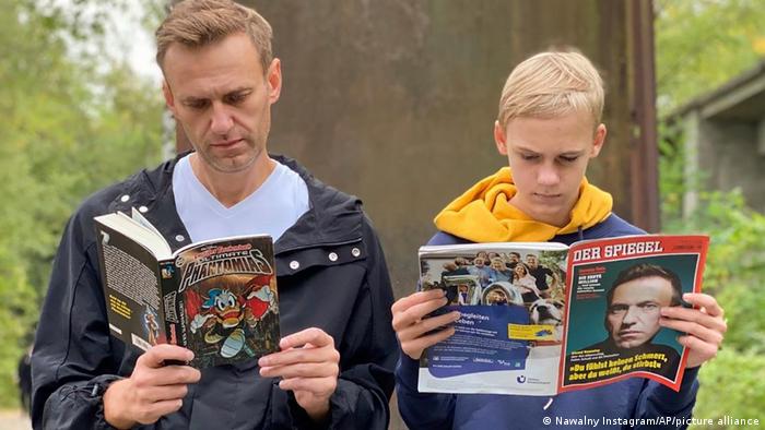 Алексей и Захар Навальные