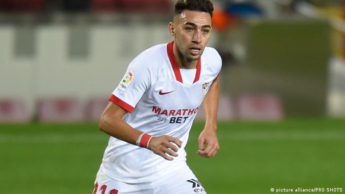لاعب إشبيلية والمنتخب المغربي منير الحدادي