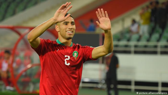 نجم باريس سان جيرمان والمنتخب المغربي أشرف حكيمي