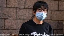 August 5, 2021, Hong Kong, Central and Western District, China: Chow said ''Behind Bars before Trial'' shouldn't be a convention in Hong Kong..Barrister Chow Hang-Tung, the vice-chairwoman of annual June 4th Tiananmen Square vigil organization -Hong Kong Alliance in Support of Patriotic Democratic Movements of China, won the bail at the High Court today. She has applied a bail and failed for three times, before going to a trial of charging her alleged incitement later this year. (Credit Image: © Alex Chan Tsz Yuk/SOPA Images via ZUMA Press Wire