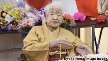  Bilder des Jahres 2020, News 01 Januar News Themen der Woche KW01 News Bilder des Tages Celebration of 117th birthday Kane Tanaka, recognized as the world s oldest living person by Guinness World Records, is pictured in Fukuoka, southwestern Japan, on Jan. 5, 2020, as a nursing home celebrates three days after her 117th birthday. PUBLICATIONxINxGERxSUIxAUTxHUNxONLY