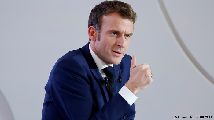 Frankreich Präsident Emmanual Macron