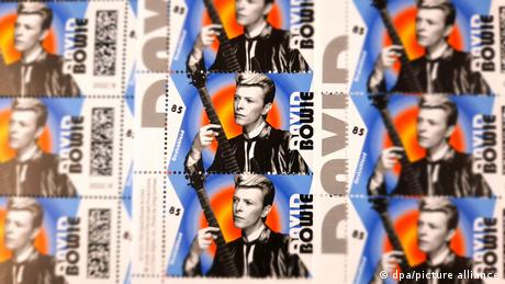 German stamps commemorating David Bowie 
