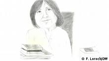  Zeichnung - belorussische Schriftstellerin und Nobelpreisträgerin für Literatur Swetlana Alexijewitsch.
Interview mit Literatur-Nobelpreisträgerin, belorussischer Schriftstellerin Swetlana Alexijewitsch.