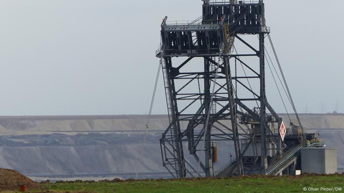 Garzweiler open-pit lignite mine in western Germany