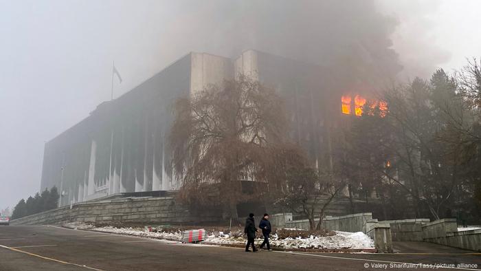 Kasachstan Almaty |  Proteste & Ausschreitungen