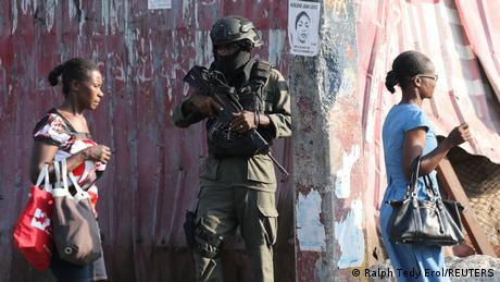 Haiti Streitkräfte in Port-au-Prince 