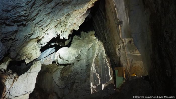 A limestone cave 