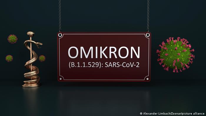 Symbolbild Omikron Corona-Variante B.1.1.529