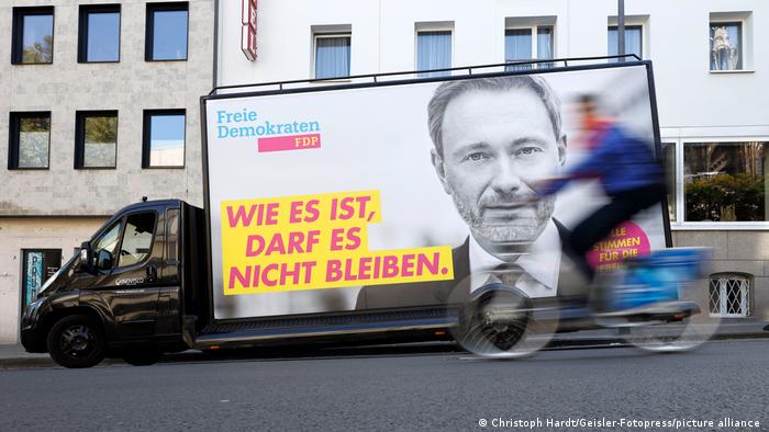 Partai Liberaldemokrat FDP selama kamnpanye pemilu 2021 mempromosikan refomasi birokrasi