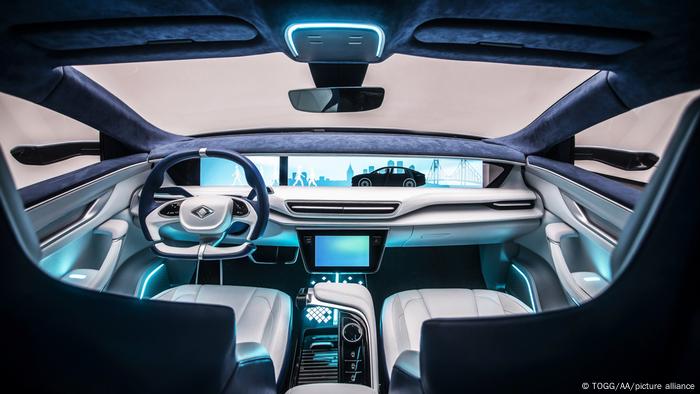 Das türkische Elektroauto TOGG von innen Das türkische Elektroauto TOGG von innen