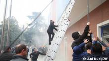 Author: Ani Ruci, shot in Tirana, on Saturday, January 8th , 2022.
Violent Attack on the DP headquarters by the former P.rime Minister Berisha to take it under control and expel its .
Protesters entered with iron stairs in the upper floors of DP headquarters