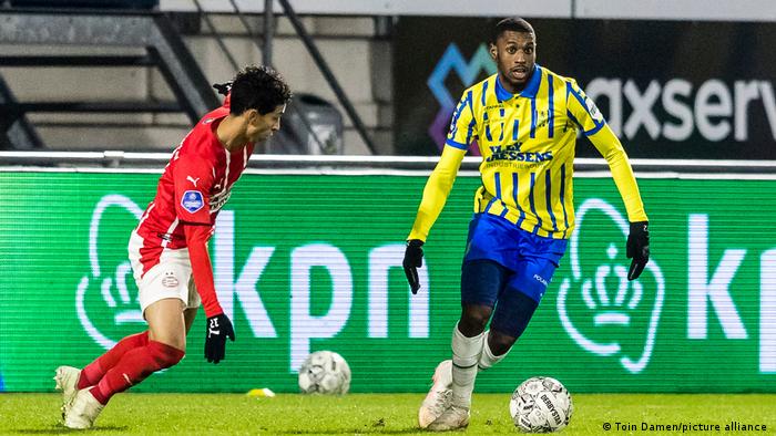 Said Bakari in action for his Dutch club RKC Waalwijk