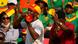Un fan camerounais lors du match d'ouverture de la CAN 2021 contre le Burkina Faso Un fan camerounais lors du match d'ouverture de la CAN 2021 contre le Burkina Faso
