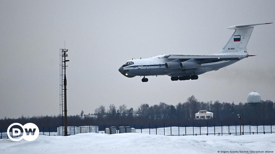 Ukraine updates: Russian military transport plane crashes