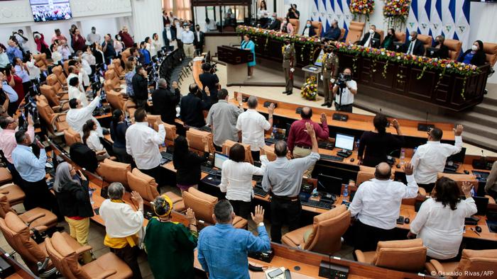 El Parlamento de Nicaragua.