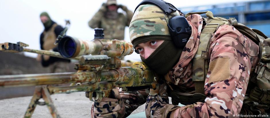 Один із учасників військових навчань РФ у Ростовській області у грудні 2021 року