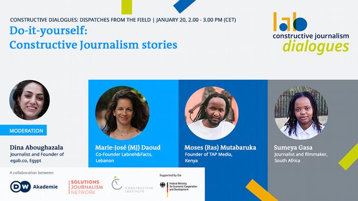 DW Akademie Event Constructive Journalism Dialogues Do-it-yourself Januar 2022 GKI