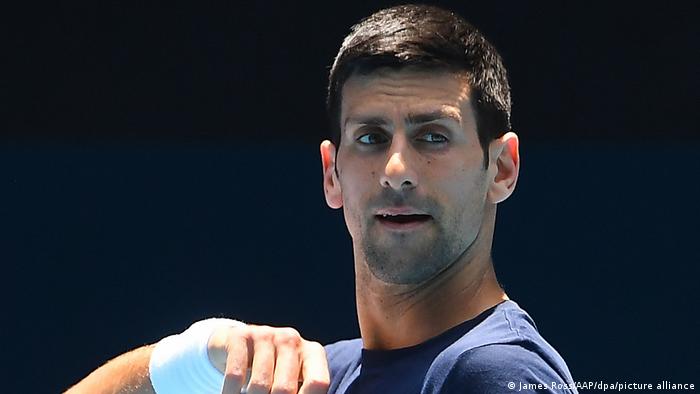Australien | Novak Djokovic beim Training in Melbourne 