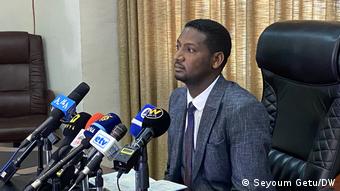 Äthiopien Hailu Adugna, Pressesprecher der Oromia Region