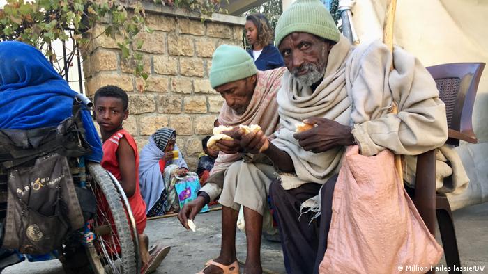 IDP’s and homeless in the city of Mekele, northern Ethiopia.