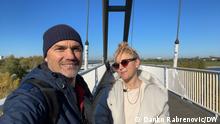 Danko Rabrenovic und Iva Dekovic in Düsseldorf bei der Drehung von danKOdan