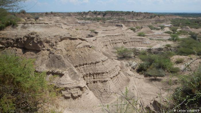 Para lograr el hallazgo, científicos dataron las capas de ceniza volcánica donde quedó enterrado Omo I, una zona del valle del Rift (foto) de gran actividad volcánica y rica en restos de los primeros humanos.