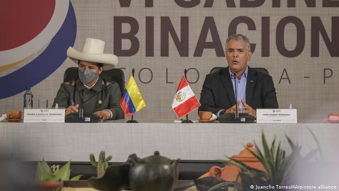 Foto de Iván Duque y Pedro Castillo