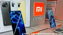 Companies Of The World Xiaomi smartphone is photographed in a store in Krakow, Poland on August 26, 2021. Krakow Poland zawrzel-companie210826_npUlK PUBLICATIONxNOTxINxFRA Copyright: xBeataxZawrzelx 