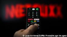 April 25, 2019 - Warsaw, Poland - A button for launching the Netflix application is seen on a remote control in this photo illustration in Warsaw, Poland on April 25, 2019. According to an article published in the Wall Street Journal Netflix has been causing a decrease in sexual activity especially amongst millennials. Warsaw Poland PUBLICATIONxINxGERxSUIxAUTxONLY - ZUMAn230 20190425_zaa_n230_867 Copyright: xJaapxArriensx 