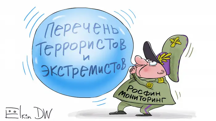 Karikatur von Sergey Elkin | Opposition