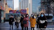 CHina | Coronavirus | Straßenszene in Peking
