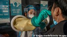CHina | Coronavirus | Teststation in Peking
