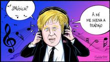 Karikatur von Vladdo.
Las confusiones de Johnson.