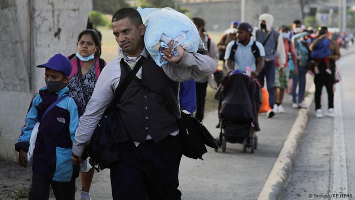 Honduras San Pedro Chula |  Inmigrantes en ruta a América