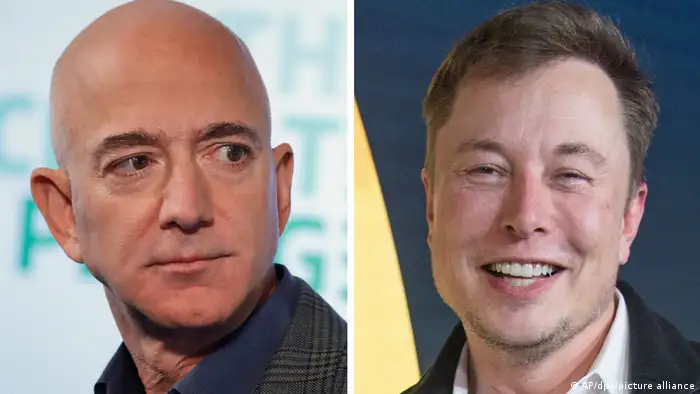 KOMBO - Jeff Bezos, Amazon Elon Musk, Tesla 