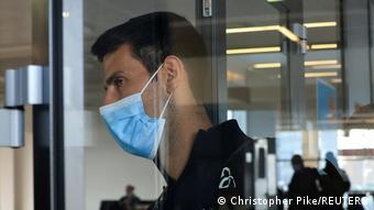 Serbien | Ankunft Novak Djokovic am Flughafen in Belgrad