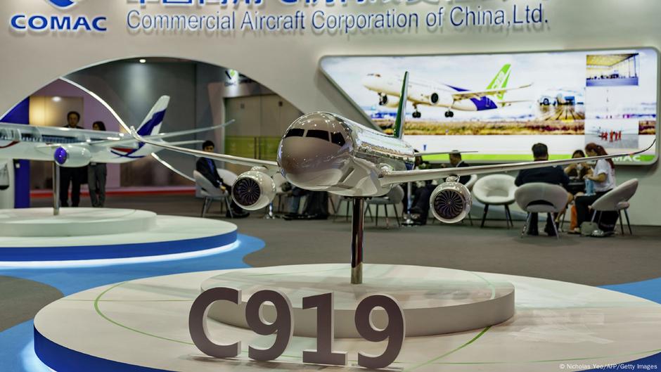 Model kineskog putničkog aviona C919