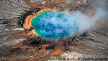 La fuente termal Grand Prismatic en el Parque Nacional de Yellowstone. (Foto de referencia)