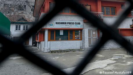 Indien das Press Klub in Srinagar wurde geschlossen